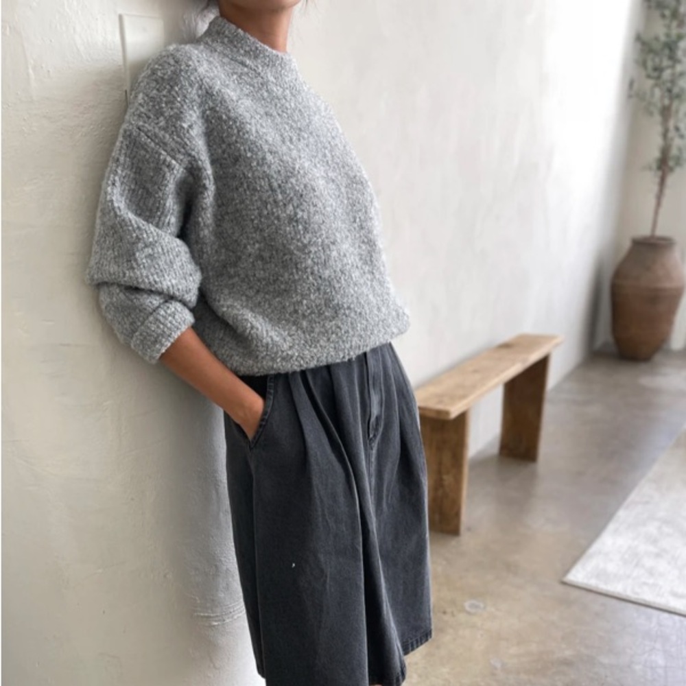 Le Bon Shoppe Elise Sweater, Grey